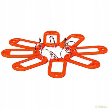 Zawieszka Do Kluczy D.Rect Czerwony 10szt