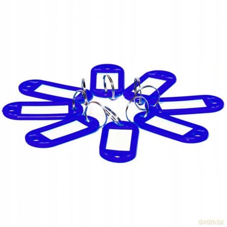Zawieszka Do Kluczy D.Rect Niebieski 10szt