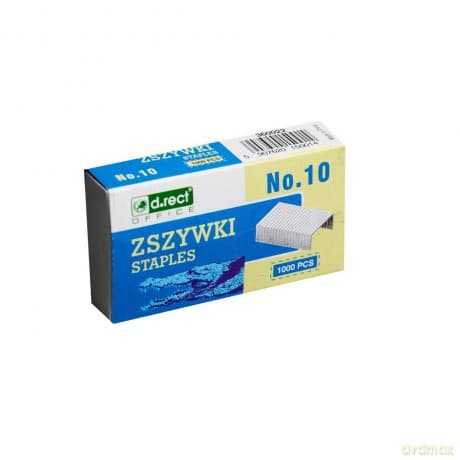 Zszywki D.Rect 10mm A1000 10szt