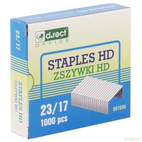 Zszywki D.Rect Hd 23/17 A1000 10szt