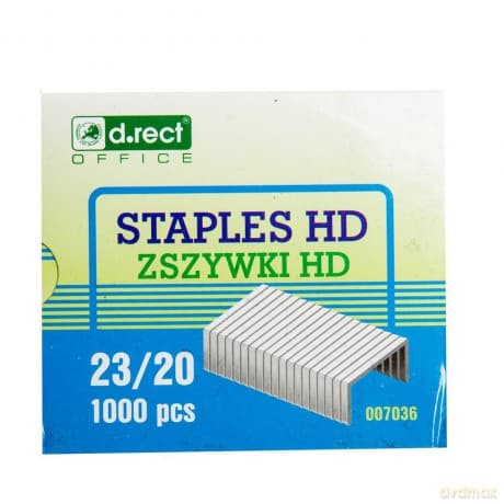 Zszywki D.Rect Hd 23/20 A1000 10szt