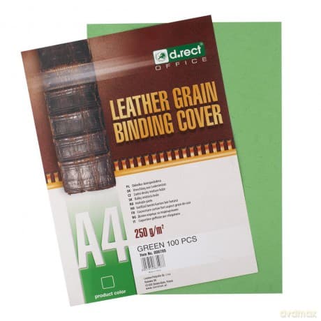 Okładka D.Rect Skóra A4 Zielona 100ark