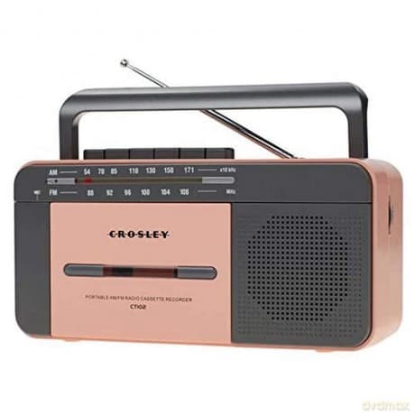 Crosley (Uk Version): Ct102 Cassette Player (Rose Gold/Grey) (UK Adapter)