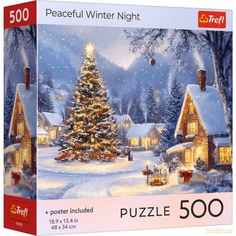 TREFL 500 el. USA Collection: Peaceful Winter Night