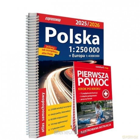 Atlas samochodowy Polska 1:250 000/2026
