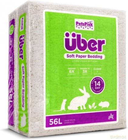 Ăber - Soft Paper Bedding 56l White - (45041)