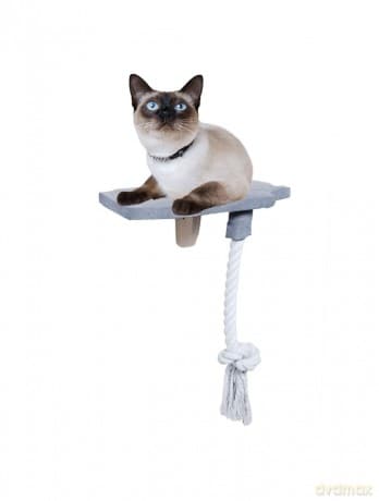 AFP - Skywalk Step In Platform - Wall-mounted cat furniture with rope