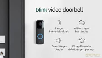 Blink - Smart Wifi Video Doorbell - Wired/Battery Operated - Black