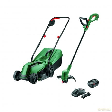 Bosch - 18V Lawn Care Set - EasyGrassCut 18V & EasyMower 18V (Battery & Charger Included)