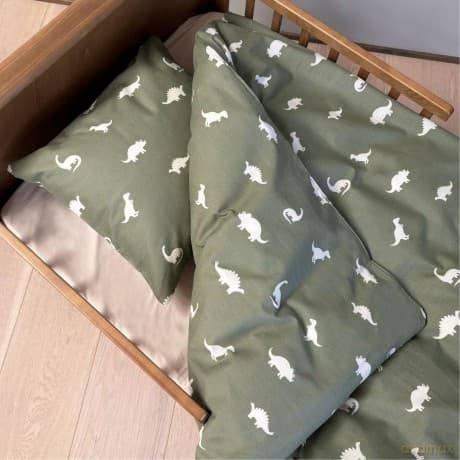 By Mats - Bed linen junior size 100x140 - Dino