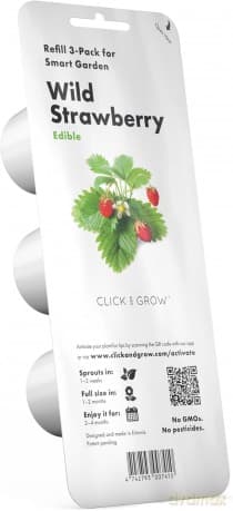 Click and Grow - Smart Garden Refill 3-pack - Wild Strawberry (SGR24X3)