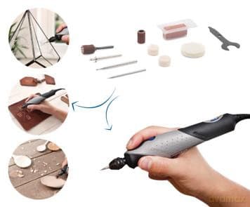 DremelâŻStylo+âŻ2050â15 (F0132050JM) - 9âŻW Multifunction Tool + 15 Accessories