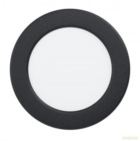 EGLO FUEVA 5 Recessed LED Light - Ă117 mm - Black - 650lm
