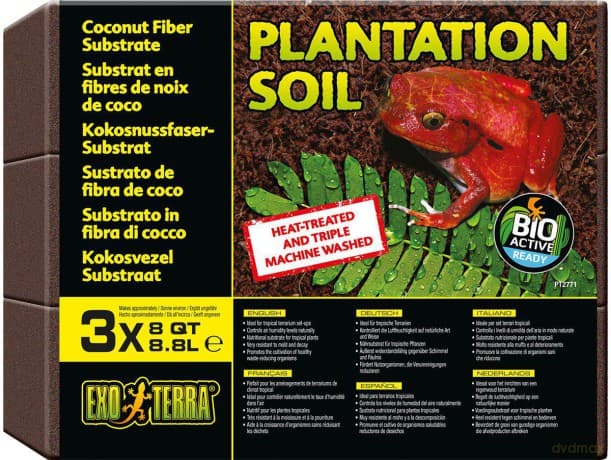 Exo Terra - Plantation Soil 3 X 8.8L Tropical Substrate - (222.5091)