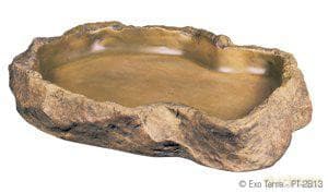 Exoterra - Food Bowl XL - Neutral Natural Color - 28x20.5x3.5CM