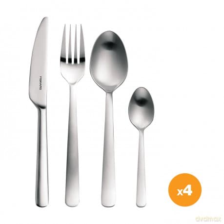 Fiskars - FunctionalForm Cutlery Gift Box - 16 Pieces - Matt Steel