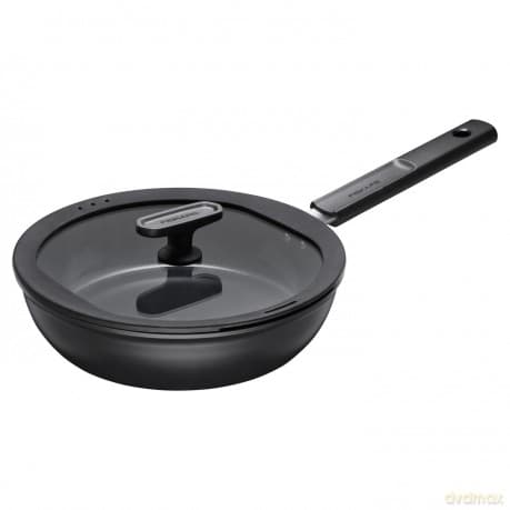 Fiskars - Hard Face Saute Pan 24 cm with Lid
