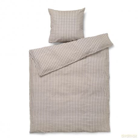Juna - Bak&BĂ¸lge Bed Linen 140x200 cm - Grey & Birch