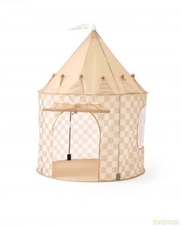 Kids Concept - Star - Play Tent Check Yellow - (1000929)
