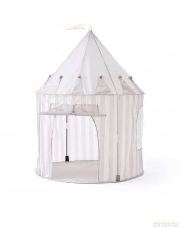 Kids Concept - Star - Play Tent with Stripes, Grey - (1000926)