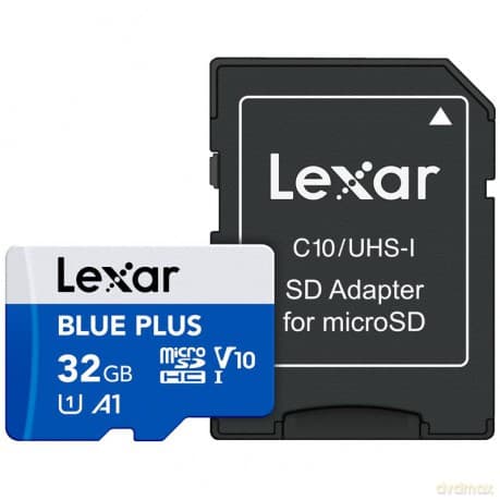 Lexar - MicroSDHC Blue Plus UHS-I with SD adapter 32GB