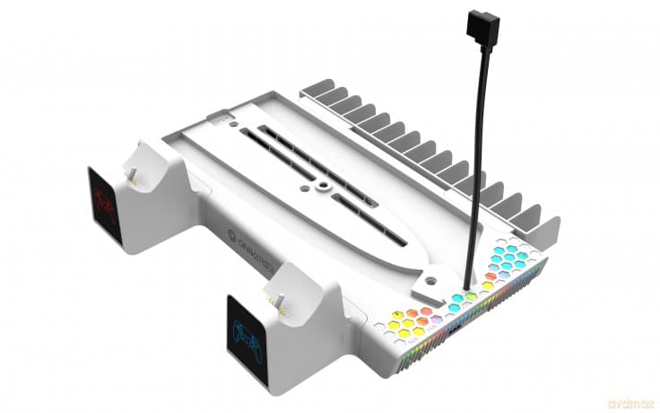 Oniverse Ps5 Nexus 5 Multifunction Stand For Ps5 - White