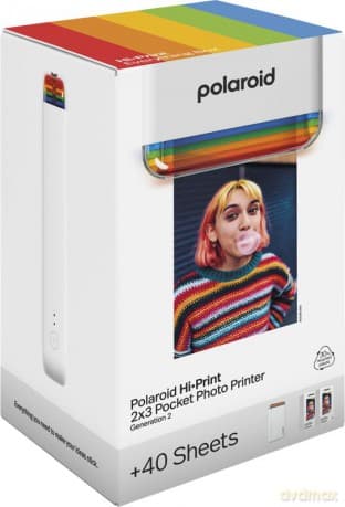 Polaroid - Hi-Print Gen 2 E-Box Printer - White
