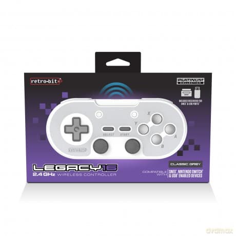 Retro-Bit Legacy 16 Wireless Grey