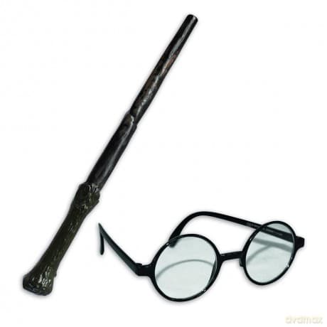 Rubies - Harry Potter Wand & Glasses Set (5374NS000)