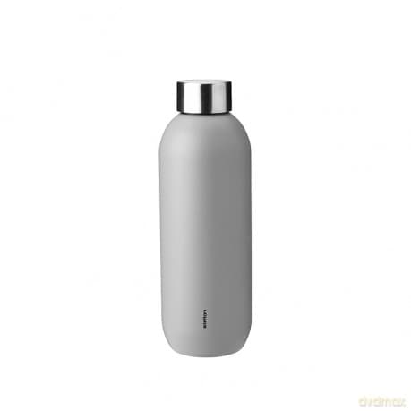 Stelton - Keep Cool Vacuum Insulated Bottle 0.6 L (Light Grey)