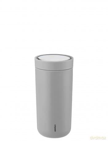 Stelton - To-Go Click Vacuum Insulated Cup - 0.4 L (Light Grey)