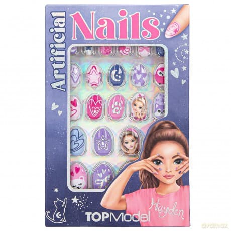 TOPModel - Artificial Nails BEAUTY and ME - Pink and Purple