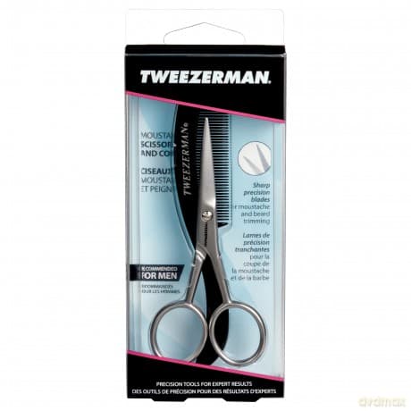 Tweezerman - Moustache Scissors With Comb