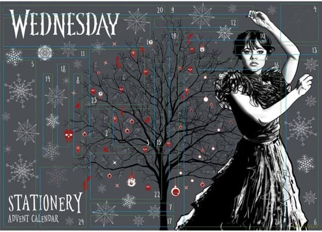 WEDNESDAY art. papiernicze kalendarz adwentowy 2025