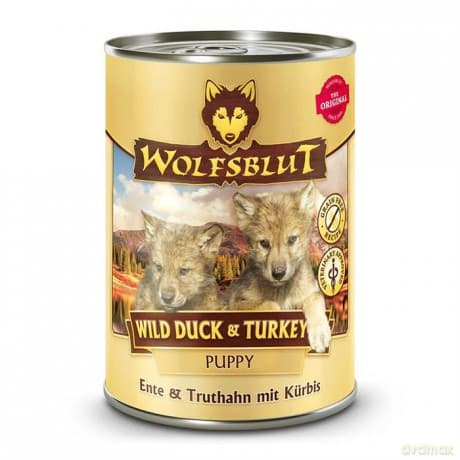 Wolfsblut - Wild duck - puppy - wet food - 395 gr