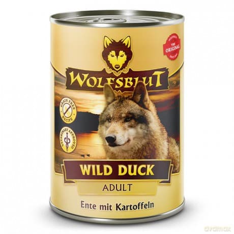 Wolfsblut - Wild duck wet food - 395 gr