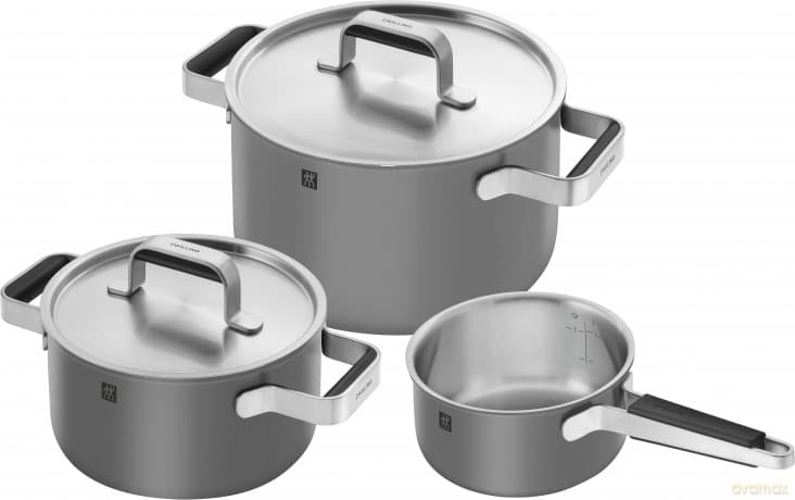 Zwilling - Pure Pots and pans set - Gray - 3-pcs