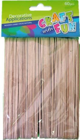 Kreatywne patyki drewniane