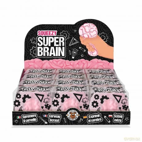 Gniotek miękki Super Mózg