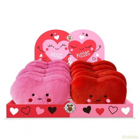 Serce pluszowe 1szt.mix
