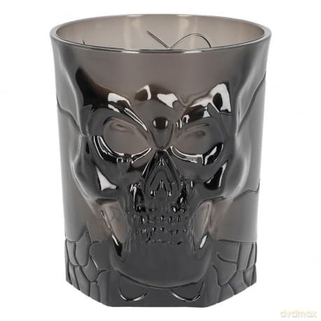 Boland: Pc. Plastic Drinking Glass Smoke Skull (400 Ml) H