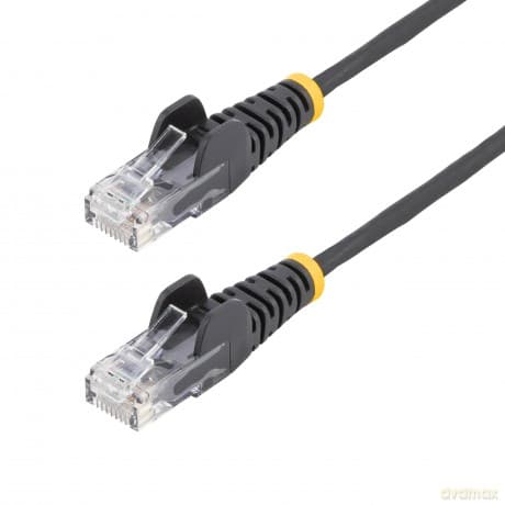 Cable - Black Slim Cat6 Patch Cord 2.5m