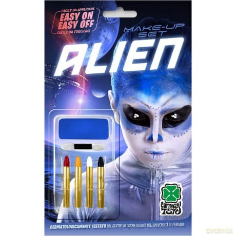 Carnival Toys 9435: Fondotinta Blu + 4 Matite In Blister