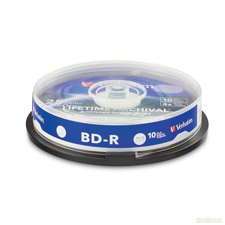 Disc Verbatim Bd-R 25gb 4x Inkjet Printable Spindle