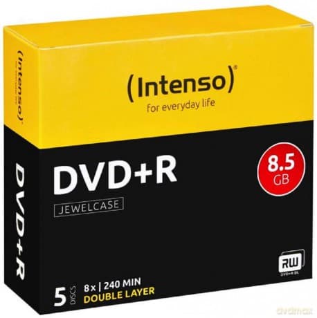 Dvd+R 8.5gb 8x Jewel Case 5 Pz.