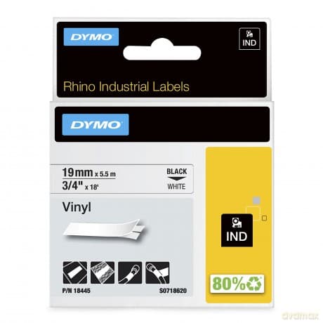 Dymo Vinylb.18445 Sch