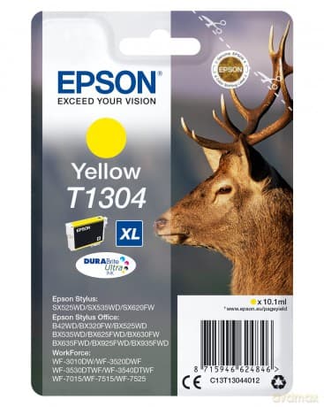 Epson "Stag" Ink Cartridge For Workforce Wf-3520dwf Series - Yellow