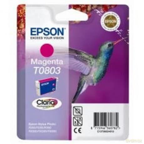 Epson C13t08034011 - T0803 - Magenta - Original - Blister - Ink Cartridge - For Stylus Photo P50, Px650, Px660, Px700, Px710, Px720, Px730, Px800, Px810, Px820, Px830