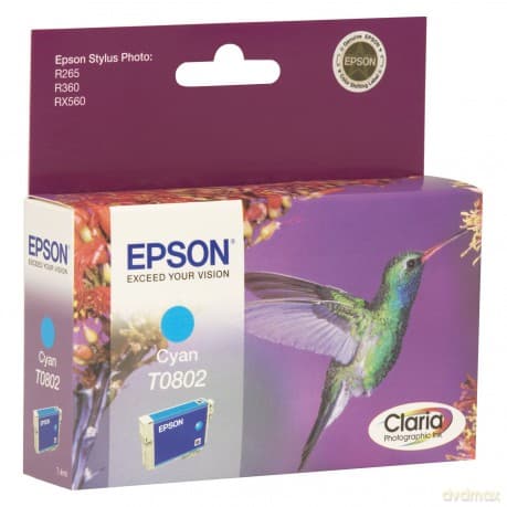 Epson Cartuccia Stylus Photo R265/R360/Rx560, Colore: Ciano