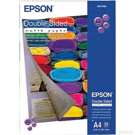 Epson Double-Sided Matte Paper - Two-Sided Matte Paper - A4 - 178 G/M2 - 50 Sheet